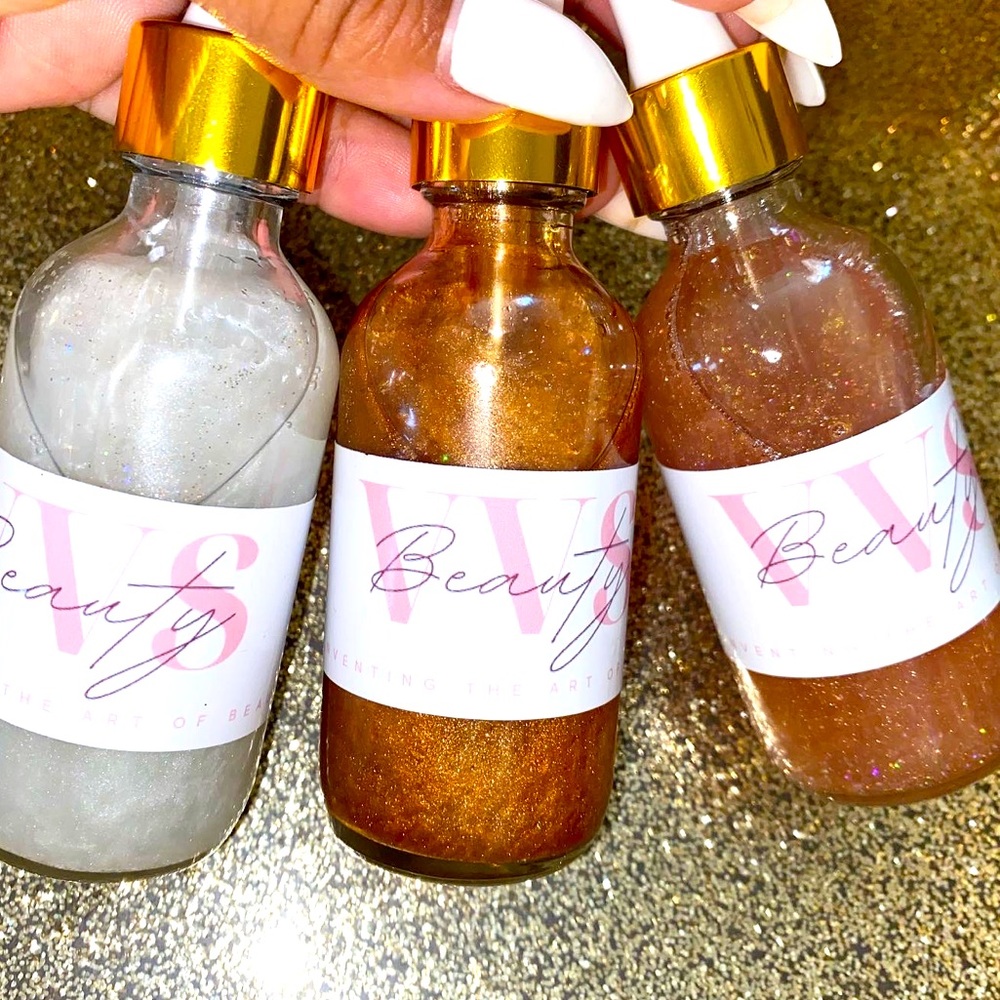 Pearl White Shimmering Body Oil